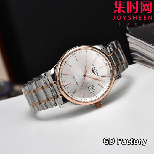 【新款大号40mm】浪琴名匠3点历系列 男士腕表
机芯：进口西铁城 商品图4