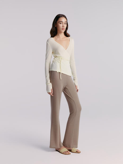 Her Senses｜时装 12HCD11J1 裹身系带开衫 [ 奶油白WH08 / 黑BK01 ] 商品图5