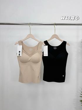 D110910一包2件装新款德绒双面磨毛保暖免穿内衣打底背心