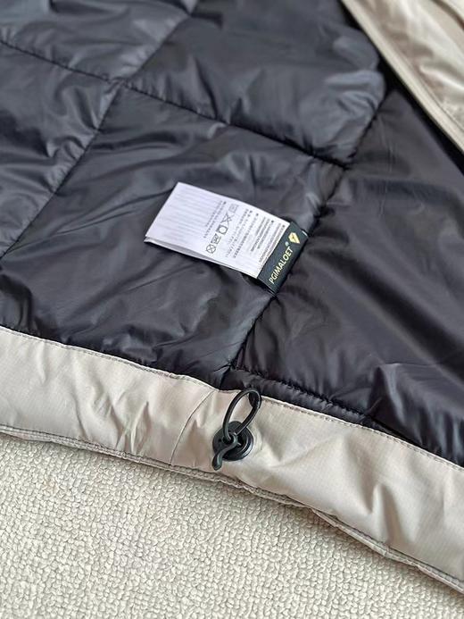 D110938拼色款男女同款下摆处抽绳设计保暖防寒棉服 商品图9