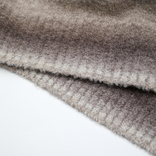 ROMI STUDIO羊毛混纺亲肤挺括渐变复古感POLO套头毛衫RWCASU6967 商品图4