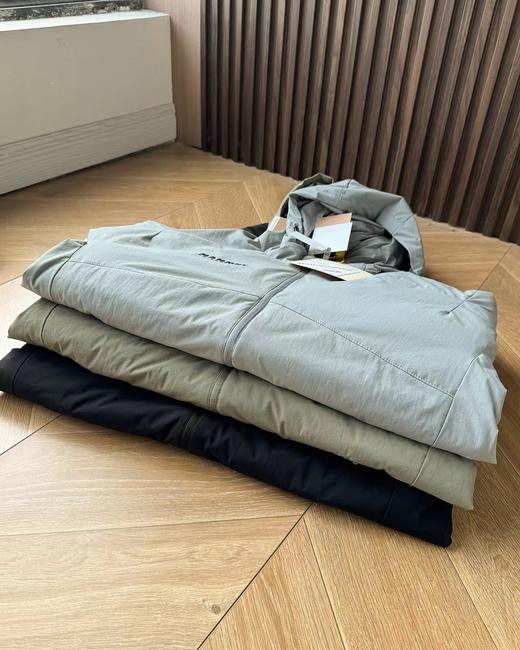 D110902男女同款防泼水透气修身连帽保暖上衣棉服 商品图4