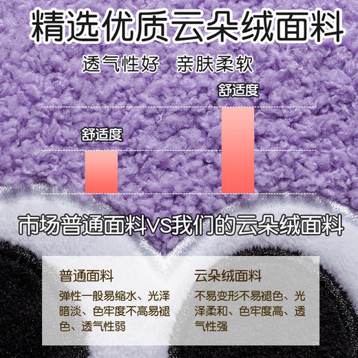 自然醒大眼腹肌茄子半包围蒲团坐垫QYL 商品图5