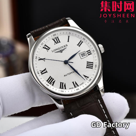 【新款大号40mm】浪琴名匠3点历系列 男士腕表
机芯：进口西铁城 商品图1