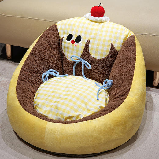 自然醒大眼布丁半包围蒲团坐垫QYL 商品图7