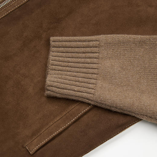 ROMI STUDIO非洲混种羊皮直身落肩羊绒羊毛皮毛织外套 RWCWWG6640 商品图3