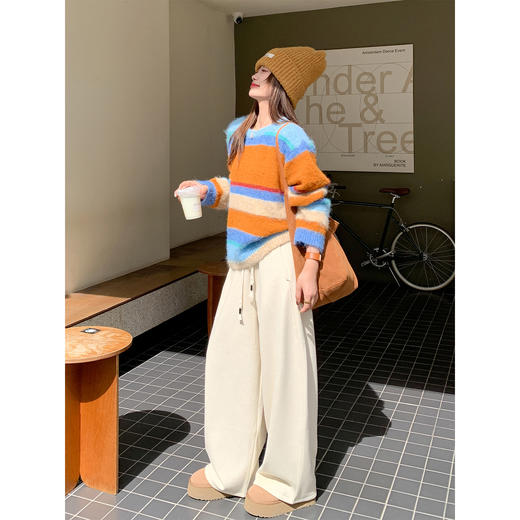 <曾小咸推荐>韩版慵懒感撞色毛衣 商品图4