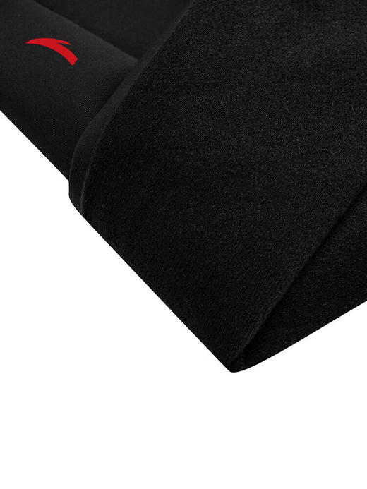 安踏保暖防泼水梭织厚外套 女装冬季新款通勤夹克运动上衣162547603 基础黑-3 商品图8