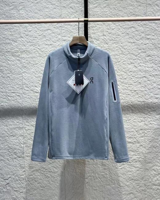 D110923秋冬新款轻户外可蓄热半拉链奥粒绒抓绒衣 商品图8