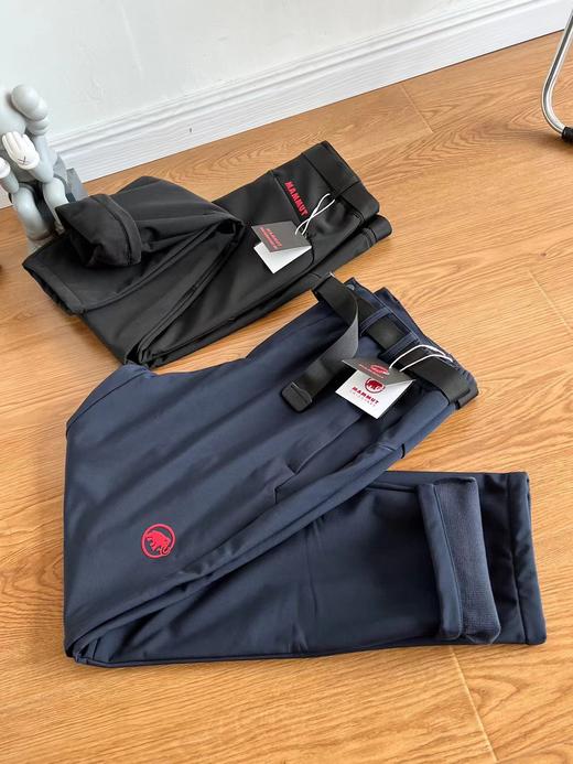 D110904秋冬新款Winter加绒软壳裤男士户外徒步续长裤 商品图4