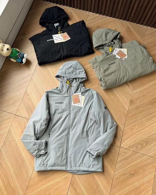 D110902男女同款防泼水透气修身连帽保暖上衣棉服 商品图6