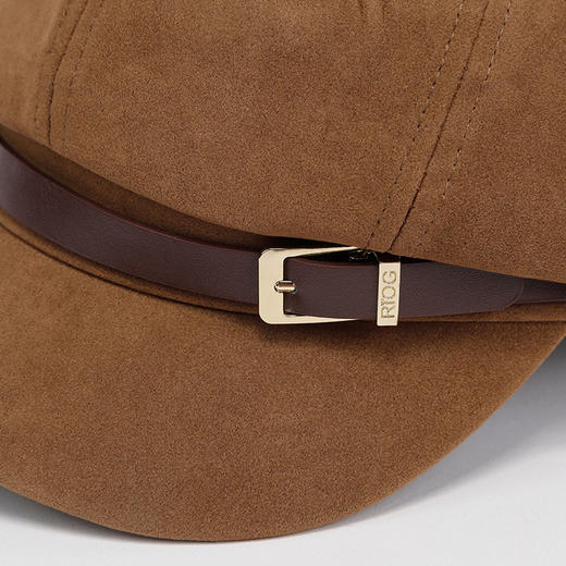 经典皮条八角帽其他类帽纪念日百货门店同款（咖啡色有色差介意慎拍）164144086 商品图2