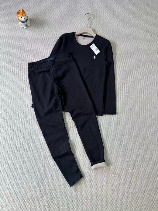 alphLauren25新款！马球刺绣保暖内衣套装 480克重磅加厚！御用抗寒天花板面料进口德绒！ 商品图3