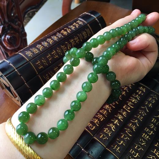 【超值 捡漏】和田玉碧玉微猫眼项链+手串套装 JY 商品图0