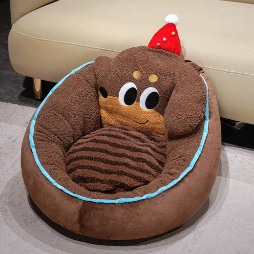 自然醒腊肠狗半包围蒲团坐垫QYL 商品图9