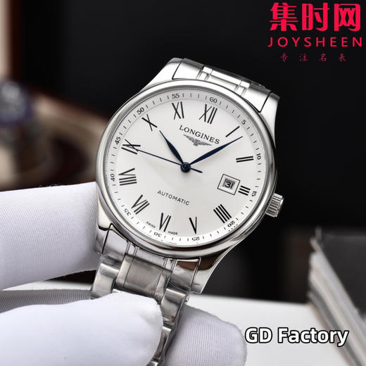 【新款大号40mm】浪琴名匠3点历系列 男士腕表
机芯：进口西铁城 商品图1