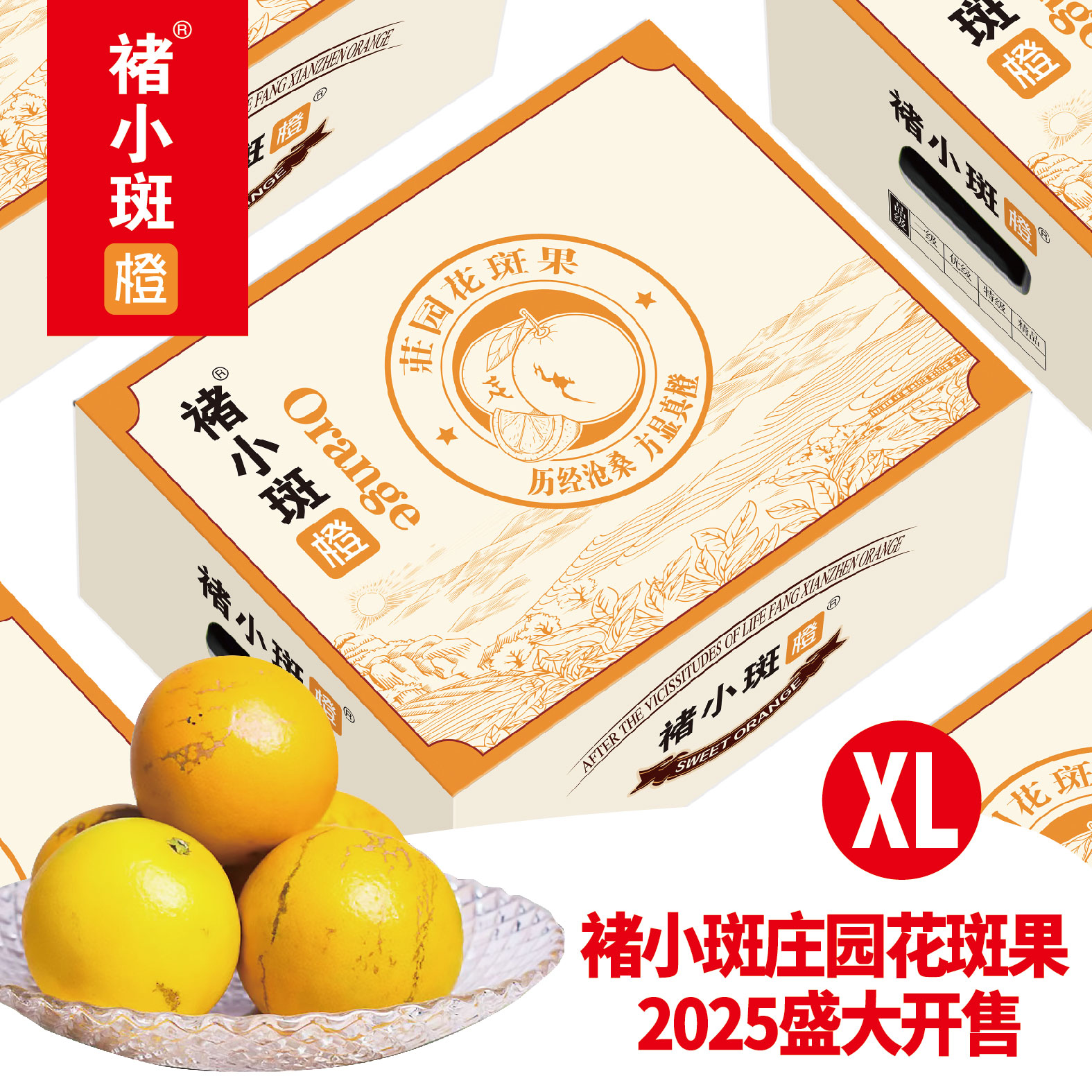 【2025季】褚小斑褚氏庄园花斑果特级XL10斤装一箱