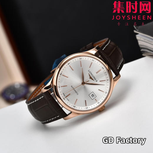 【新款大号40mm】浪琴名匠3点历系列 男士腕表
机芯：进口西铁城 商品图4