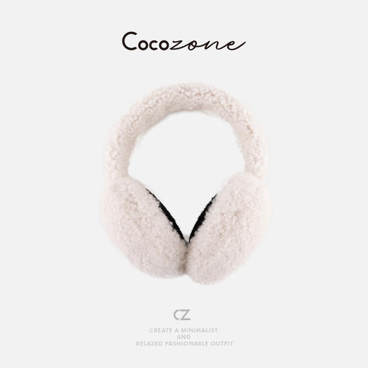 COCO ZONE 刘 一一 【100羊羔毛】柔软毛绒耳罩 CD2A2765 商品图0