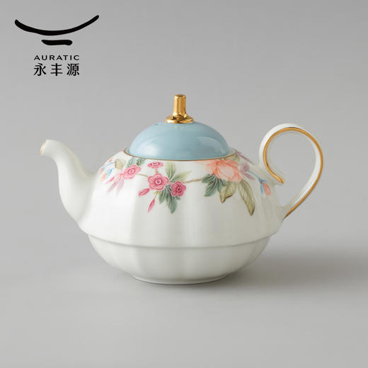 永丰源天青时代4头茶具套装陶瓷泡茶杯1壶1杯礼盒装 瓷器商品不支持七天无理由 商品图2