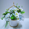 【花思源】扫墓专用仿真鲜花盆花（蓝色）国际品质仿真花 商品缩略图0
