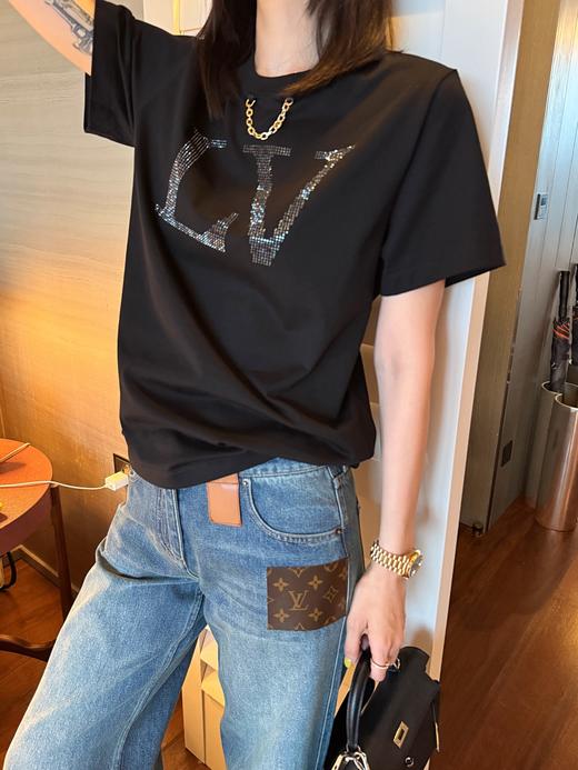 驴家 25年新品 心动来袭 烫钻T恤 (KX*MM) 商品图4