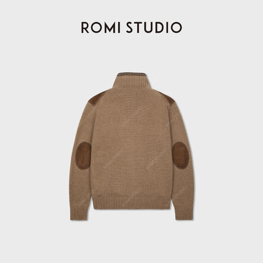 ROMI STUDIO非洲混种羊皮直身落肩羊绒羊毛皮毛织外套 RWCWWG6640 商品图2