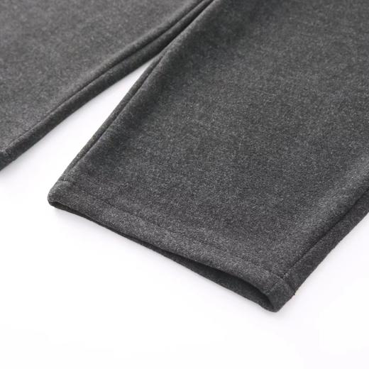 D110914加绒保暖毛呢直筒休闲裤女高腰抽绳宽松百搭呢子长裤 商品图12