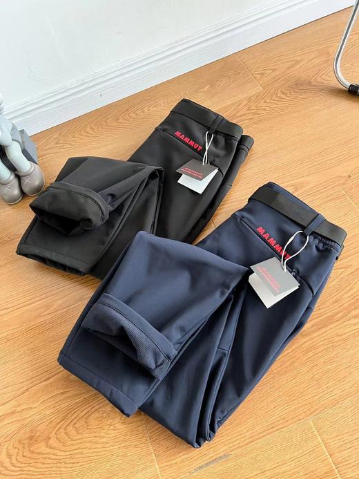 D110904秋冬新款Winter加绒软壳裤男士户外徒步续长裤 商品图3