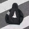 D110940秋冬新款四道杠复古连帽帆船羽绒棉服棉衣外套 商品缩略图1