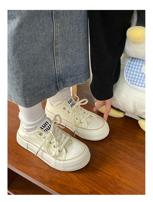 【孤品捡漏】YW女士ins潮牌厚底运动老爹鞋帆布鞋板鞋合集（LH)158143351 商品图4