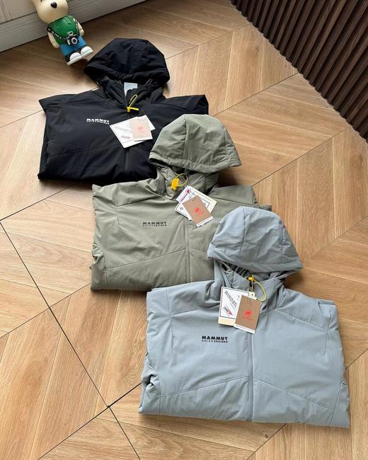 D110902男女同款防泼水透气修身连帽保暖上衣棉服 商品图1