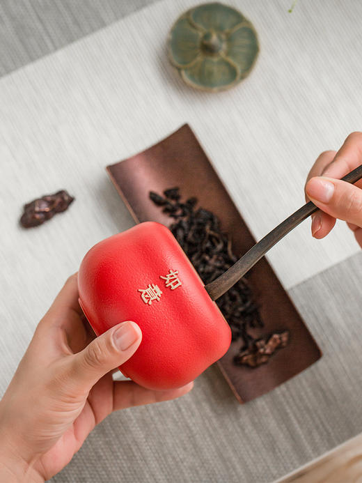 【预售7天】万仟堂功夫茶具快客杯一壶一杯单人便携式旅行茶具套装 高档茶叶罐陶瓷密封便携 事事如意 瓷器商品不支持七天无理由 商品图7