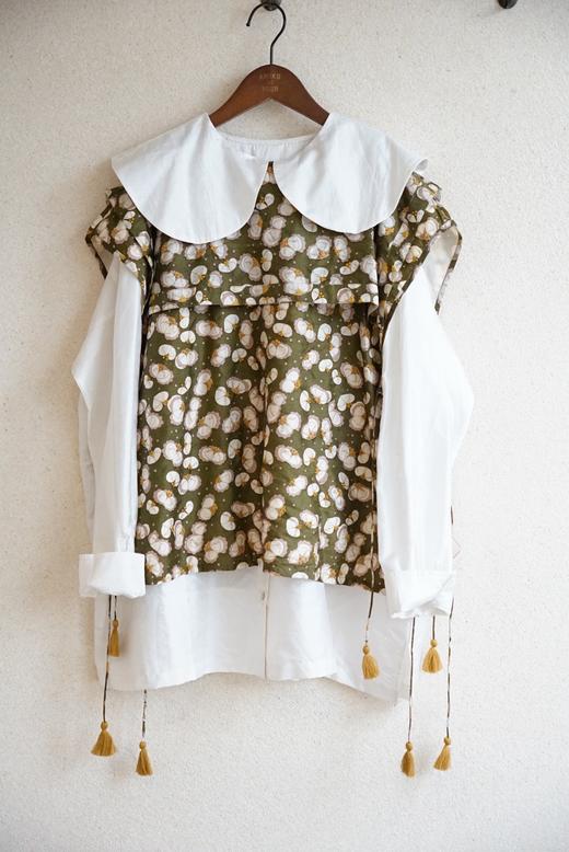 BUNON 丝质刺绣碎花背心马甲(BN2562) 商品图13