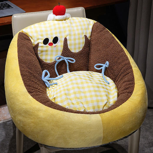 自然醒大眼布丁半包围蒲团坐垫QYL 商品图13