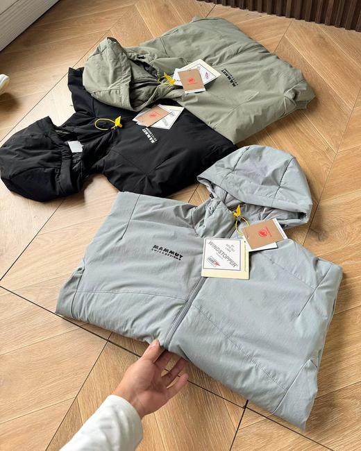 D110902男女同款防泼水透气修身连帽保暖上衣棉服 商品图3