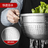 美厨（maxcook）304不锈钢盆筛2件套 30cm加厚大号洗菜盆 米筛味斗套装MCWA1167 /厨具 /厨房储物 /料理盆 商品缩略图7
