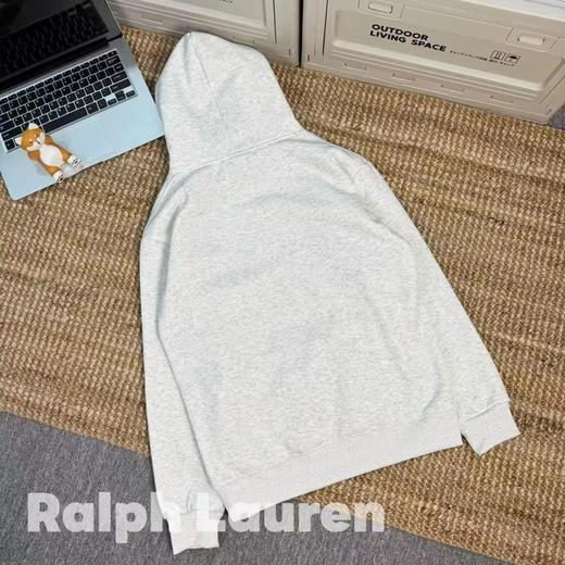 D110925小马刺绣拉链开衫加绒外套连帽卫衣 商品图3