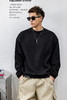 徐太浪【帅气休闲风】纯棉黑色卫衣男秋冬款内搭打底衫上衣 商品缩略图4