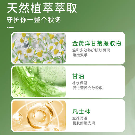 秋冬甄选【超值装！拍1发2！】洋甘菊护手霜  500g大容量滋润保湿润肤霜  四季适用护肤霜 商品图3