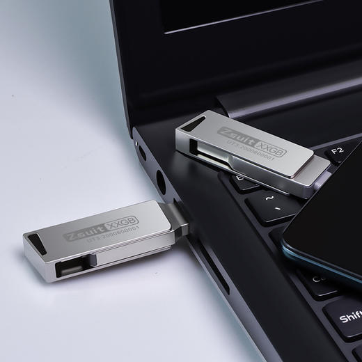 双接口手机u盘type-c旋转车载优盘 usb3.0高速金属u盘 32G电脑两用64G 商品图3