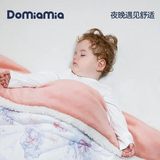 DOMIAMIA暖感被被子秋冬款羊羔绒儿童成人被 商品图0