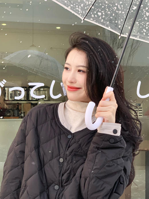 【百图lulu定制】【云朵羽绒服】90白鸭绒 菱形格纹 椭圆形下摆 慵懒 轻盈羽绒服 商品图1