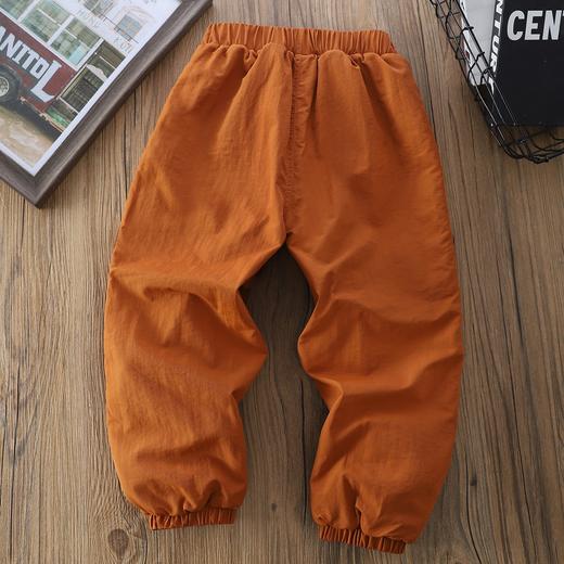 预售5日110-170质感与温暖并存 加厚帅气冲锋裤中大童保暖运动长裤 商品图4