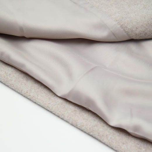 ROMI STUDIO“全手缝”秘鲁羊驼羊毛双排扣双面毛呢大衣RWCAW86776 商品图5