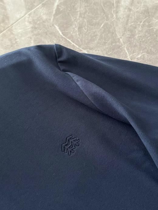 D110913户外休闲衣男士速干运动微拉绒半高领长袖T恤 商品图9