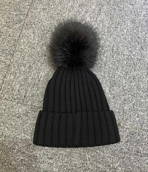 女款毛毛球羊毛帽he018 商品图1