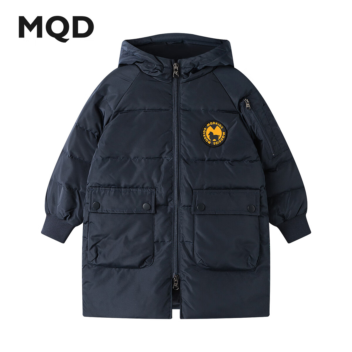 【特】【MQD】马骑顿（MQD）冬季男女款简约儿童羽绒服外套
