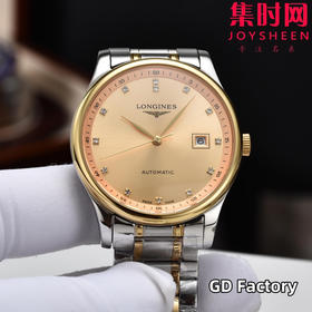 【新款大号40mm】浪琴名匠3点历系列 男士腕表
机芯：进口西铁城