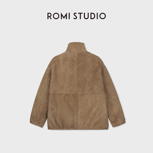 ROMI STUDIO冰岛绵羊皮绒面皮毛一体蓬松卷曲皮草外套 RWCWW06819 商品图2